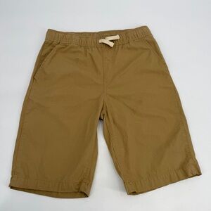 Children's Place Shorts Boys 16 10" Khaki Tan Drawstring Elastic Waist Stains